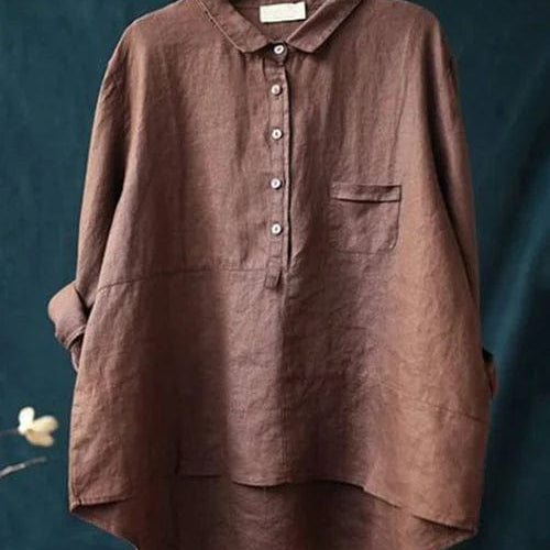 Elvie | Elegáns Linne Blúz a Nyárra