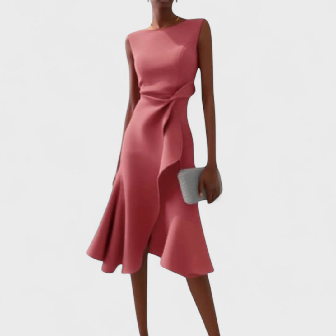 Andrea - Aszimmetrikus ruha elegáns kiemelkedésekkel