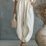 Linen Szett Off-Shoulder Nadrág