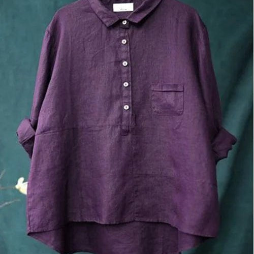 Elvie | Elegáns Linne Blúz a Nyárra