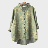 Rosalinde | Elegáns Nyári Vászon Blúz