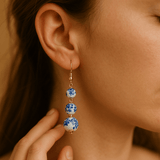 Albertha | Orecchini Blu