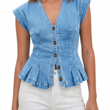 Viera | V-kivágású Farmer Top