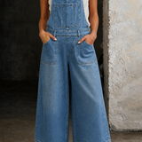 Elizabeth | Széles lábú pántos overall