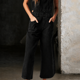 Elizabeth | Széles lábú pántos overall