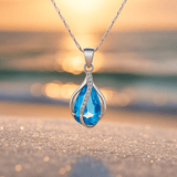 Filippa | Collana in zirconia blu