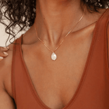 Freja | Collana con Bordo Dorato