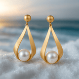 Nanna | Orecchini a perla d'oro