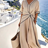 luna | elegáns maxi ruha, amely karcsúsít