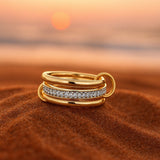 Sidsel | Anello d'Oro Zircone