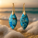 Silje | Orecchini blu mare