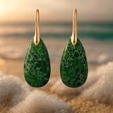 Thilde | Orecchini Verde Smeraldo