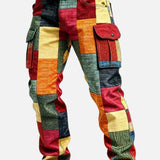 László - Férfi Patchwork Cargo Nadrág