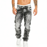 Kreatív Stretch - Jeans férfiaknak, minimalista stílus, ideális nyárra, Emo-stílus