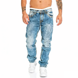Kreatív Stretch - Jeans férfiaknak, minimalista stílus, ideális nyárra, Emo-stílus