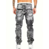 Kreatív Stretch - Jeans férfiaknak, minimalista stílus, ideális nyárra, Emo-stílus