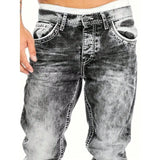 Kreatív Stretch - Jeans férfiaknak, minimalista stílus, ideális nyárra, Emo-stílus