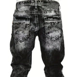 Kreatív Stretch - Jeans férfiaknak, minimalista stílus, ideális nyárra, Emo-stílus