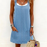 Lisa | Casual Denim Overall Dress