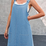 Lisa | Casual Denim Overall Dress