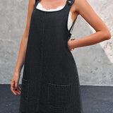 Lisa | Casual Denim Overall Dress